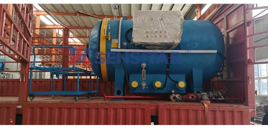 硫化罐發(fā)貨